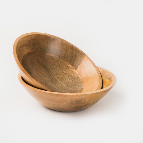 Mela Artisans Woodform Stackable Bowls