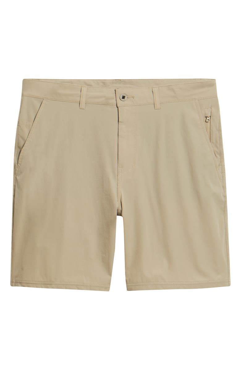 Florence All-Purpose Stretch Nylon Hybrid Shorts, Alternate, color, Vintage Khaki