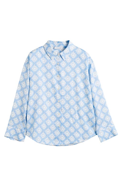 Chinti & Parker Laura Whitmore Paradise Shirt In Blue