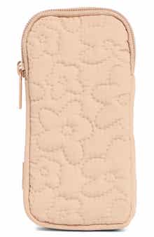 Floral Quilted Double Eyeglass Case