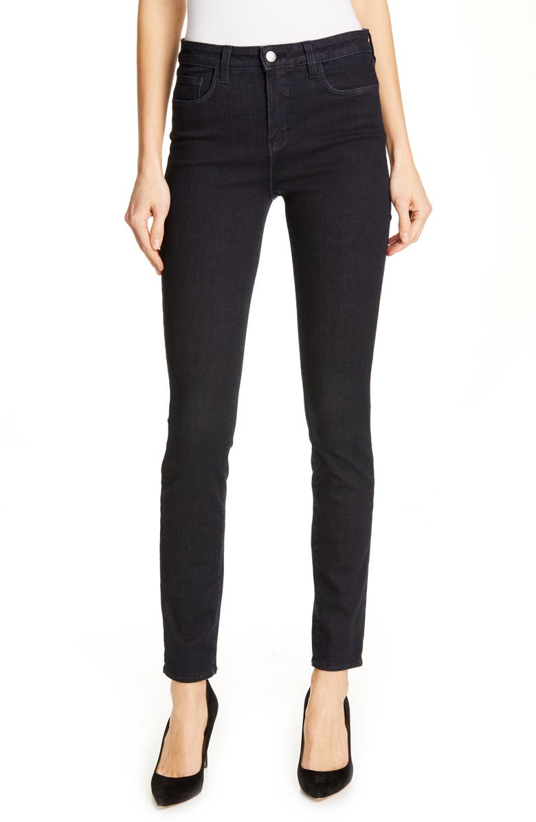 L'AGENCE '30' High Rise Skinny Jeans, Main, color, 