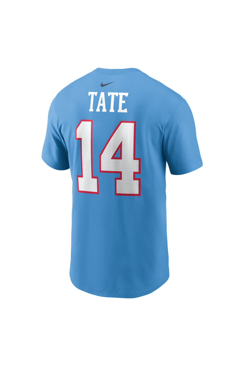 Men's Nike Carnell Tate Light Blue Tennessee Titans Name & Number T-Shirt, Alternate, color, Light Blue