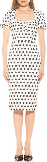 ALEXIA ADMOR ミカエラ スウィートハートネック シースドレス Alexia Admor Micaela Sweetheart Neck Sheath Dress