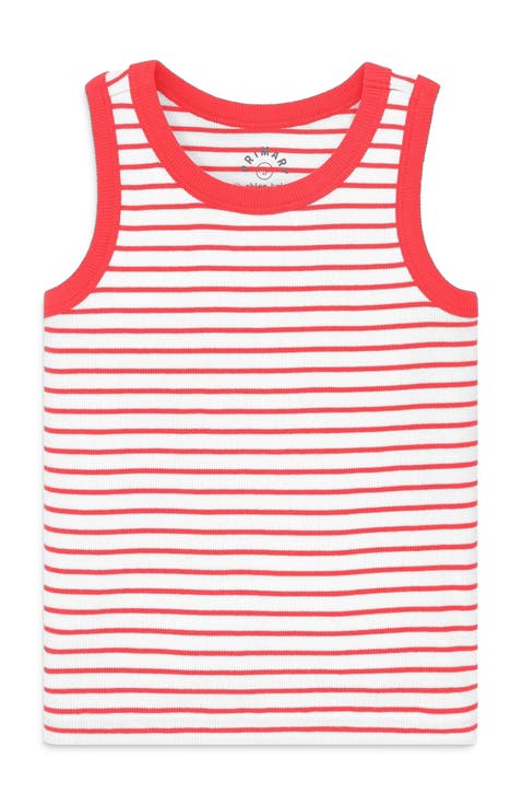 Kids Rib Tank In Stripe (Toddler, Little Kid, Big Kid)