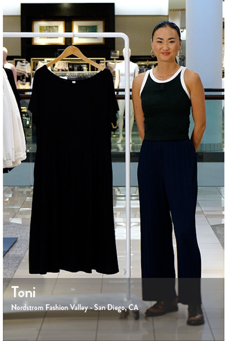 Stretch A-Line Midi Dress video