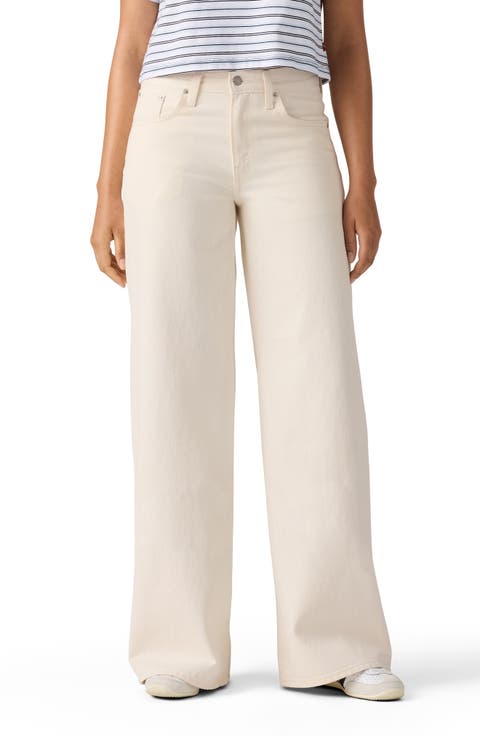 Middy Mid Rise Wide Leg Jeans
