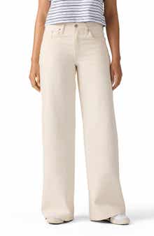 Middy Mid Rise Wide Leg Jeans