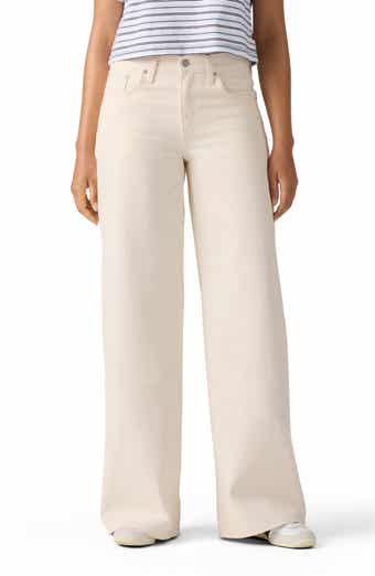 Middy Mid Rise Wide Leg Jeans