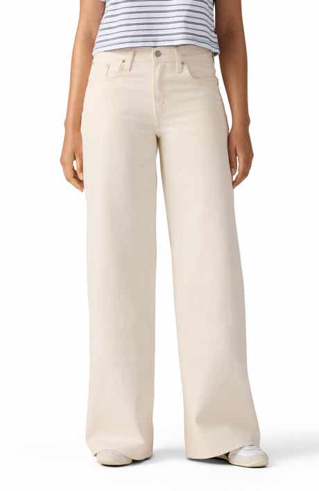 Middy Mid Rise Wide Leg Jeans