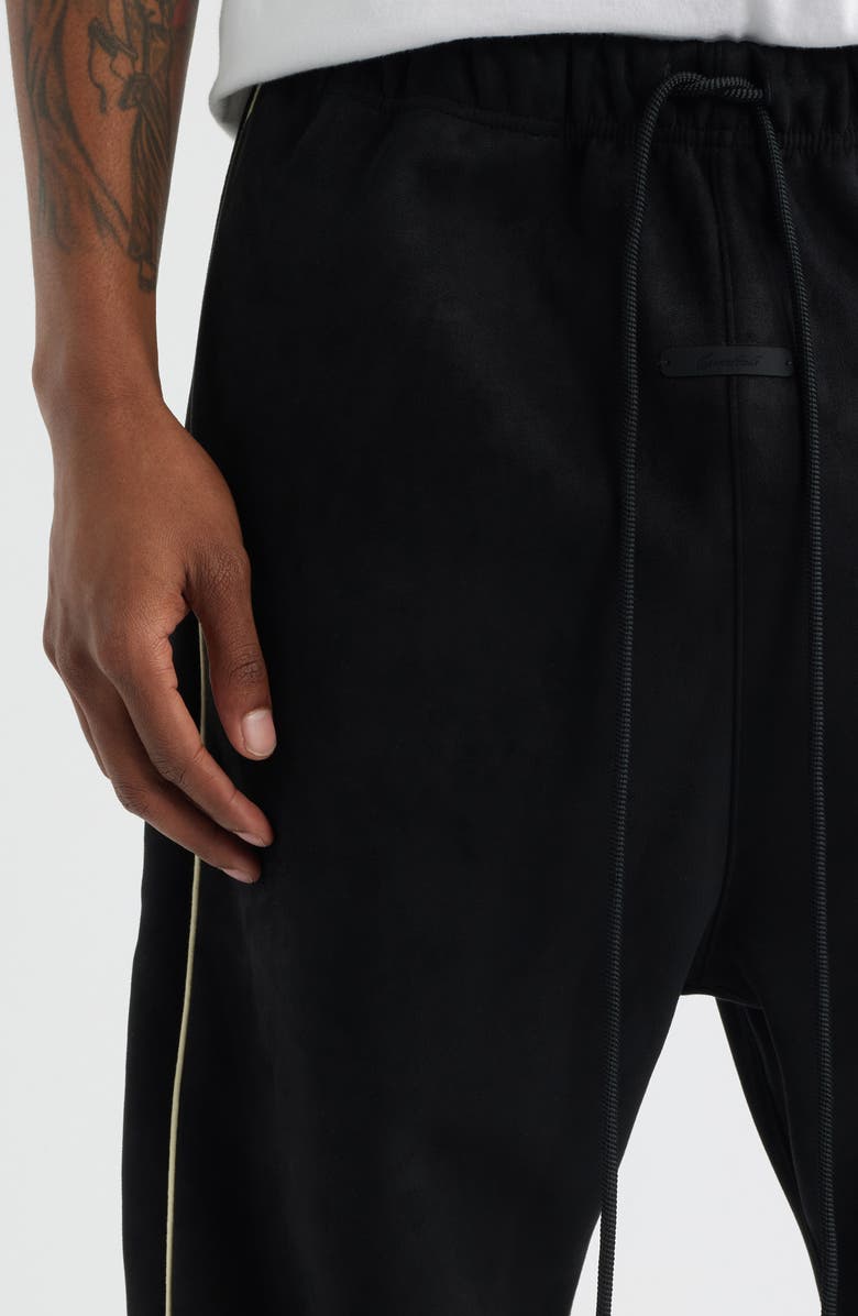 Fear of God Essentials Signature Relaxed Suede Fleece Pants, Alternate, color,
