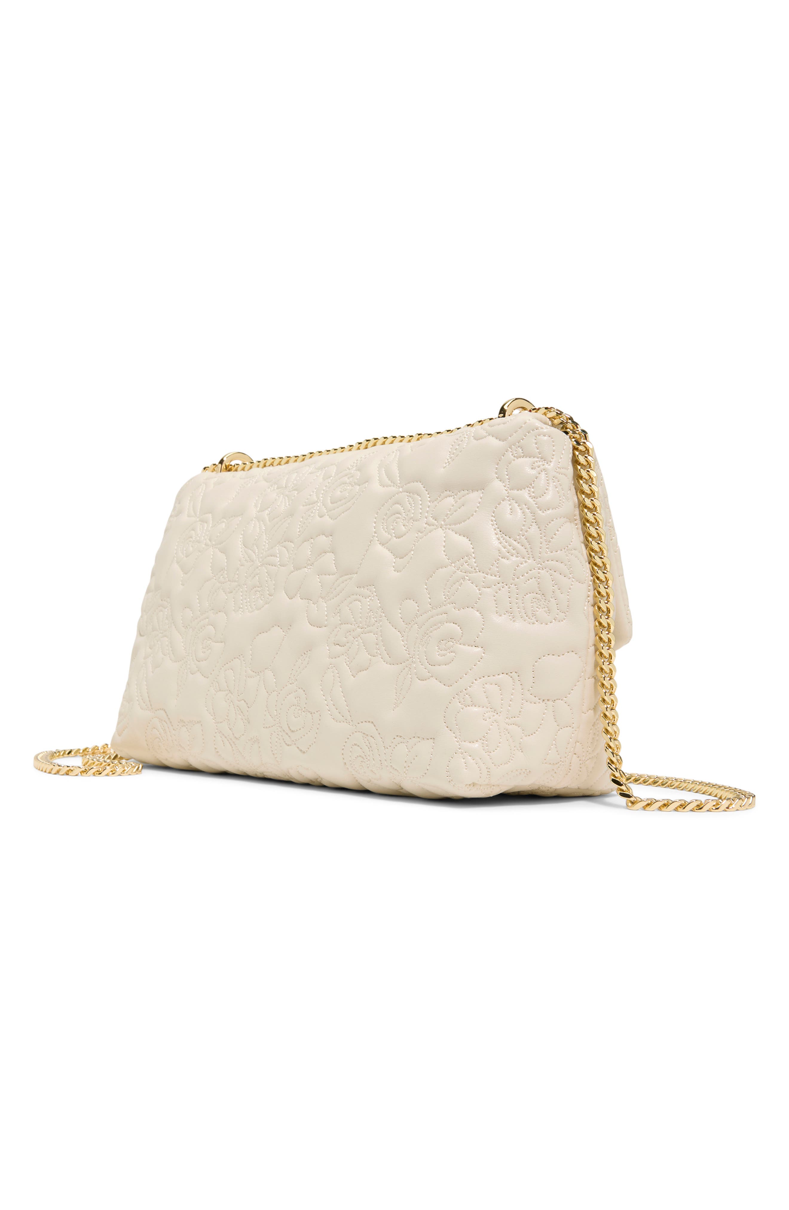 Ted Baker London Ginn Marie Quilted Crossbody Bag, Alternate, color, White/Bone
