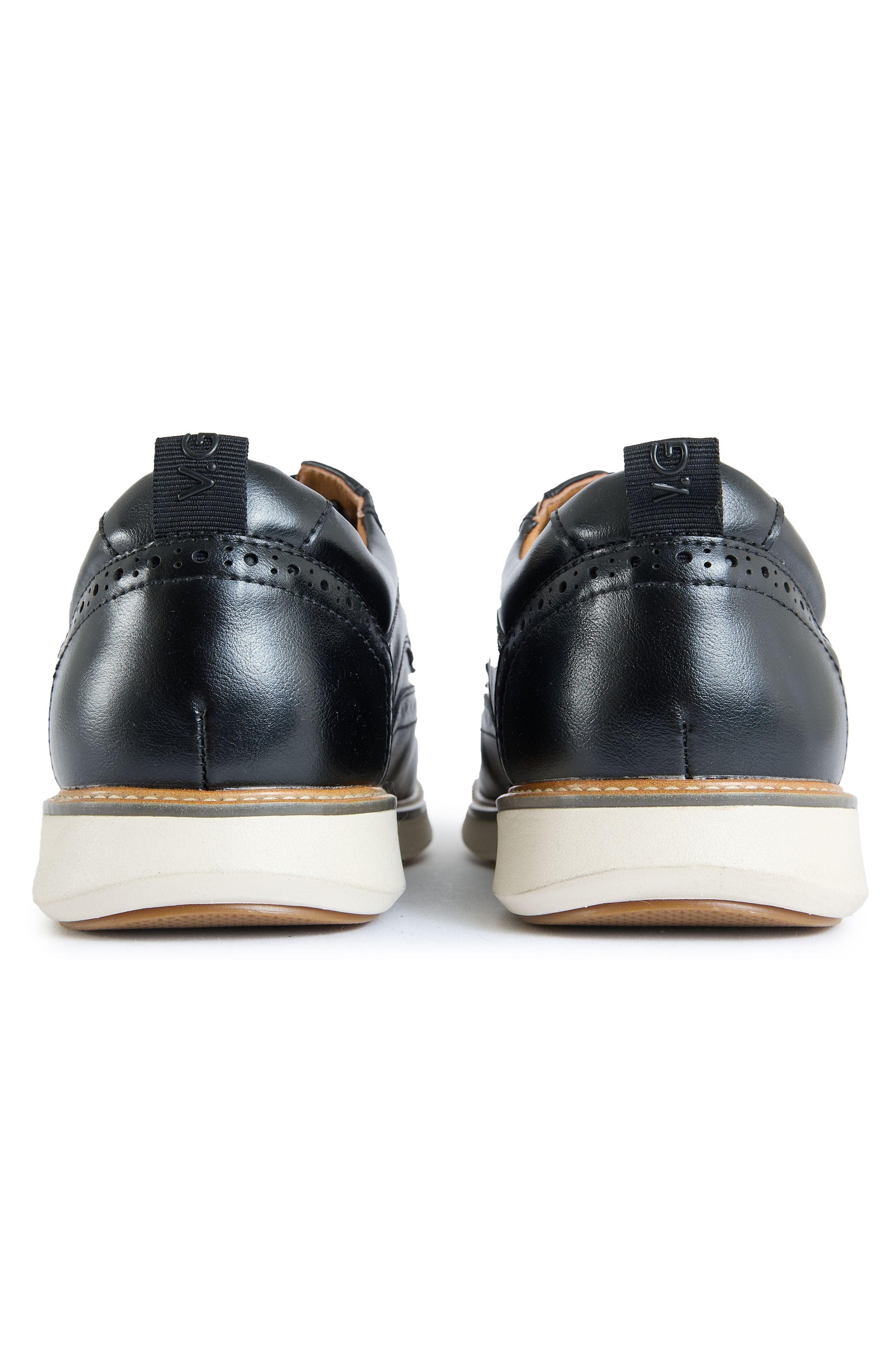 Okra Brogue Casual Shoes, Alternate, color, Black