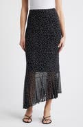 Loveappella Flounce Midi Skirt