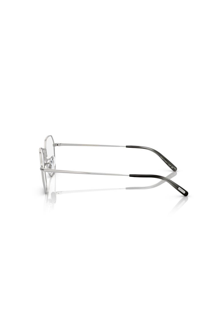 49mm Rectangle optical glasses, Alternate, color, Silver