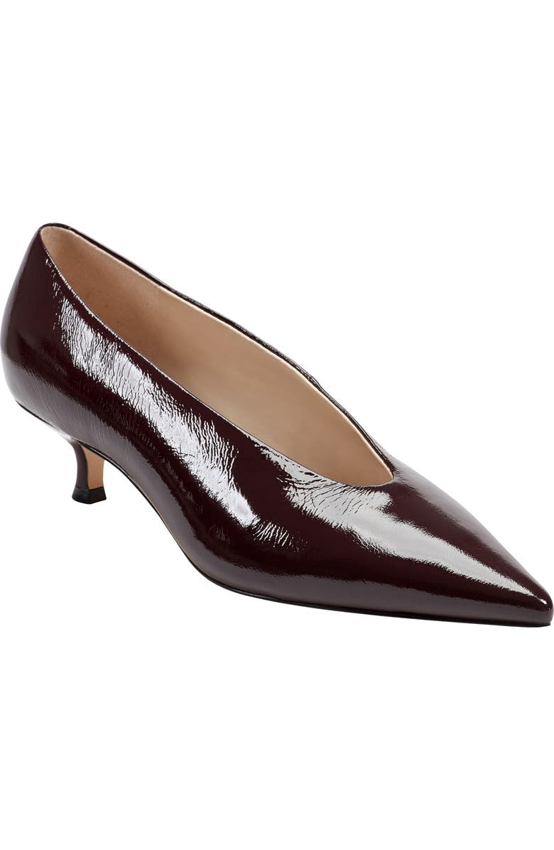 Marc Fisher LTD Cecile Pointed Toe Pump, Main, color, Dark Red