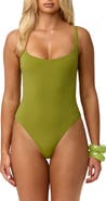 Naked Wardrobe Scoop Neck Tank Bodysuit