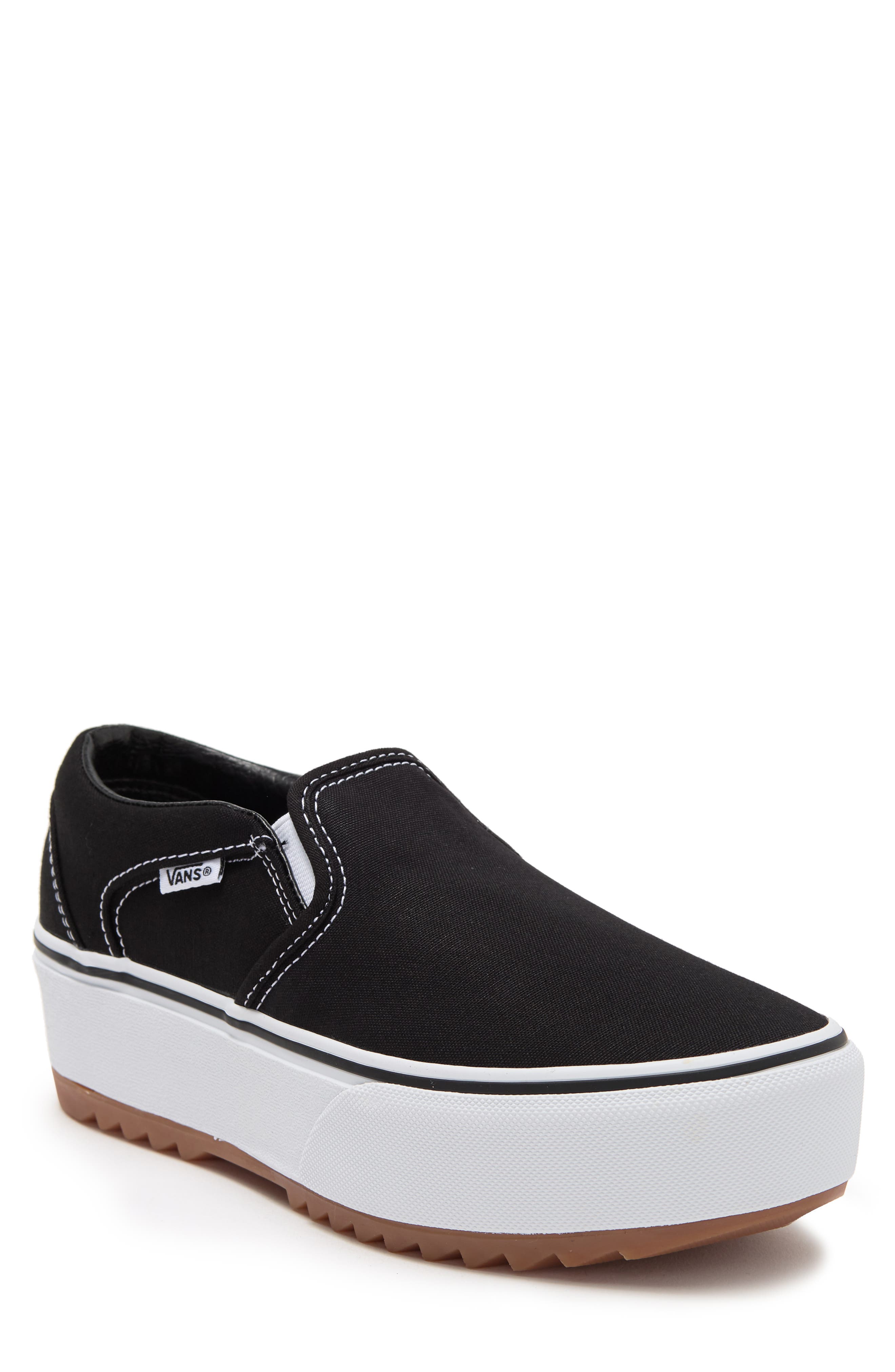 Vans Asher Slip-On Platform Sneaker, Main, color, 