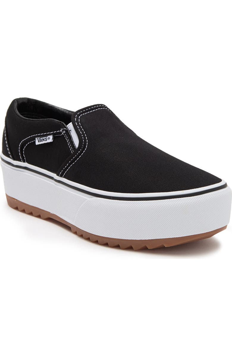 Vans Asher Slip-On Platform Sneaker, Main, color,