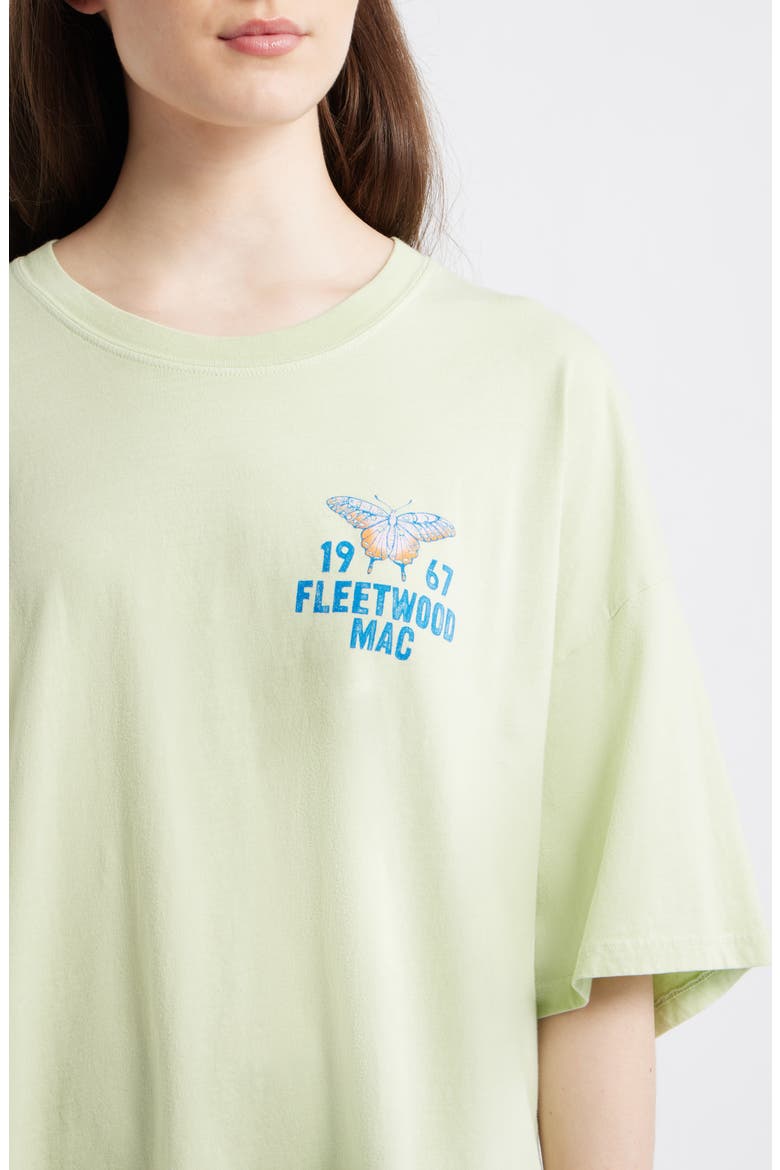 Fleetwood Mac 1967 Butterfly Graphic Tee, Alternate, color, SEAFOAM GREEN