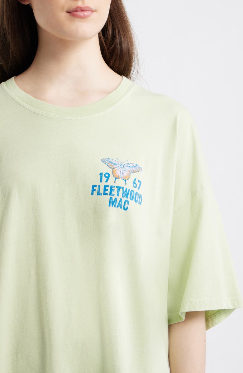Daydreamer Fleetwood Mac 1967 Butterfly Graphic Tee, Alternate, color, Seafoam Green
