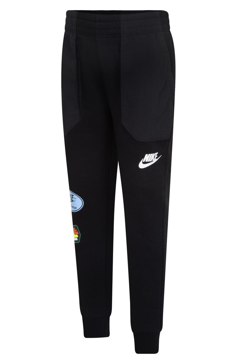 Nike Kids' Sportswear Fleece Joggers, Alternate, color, Black