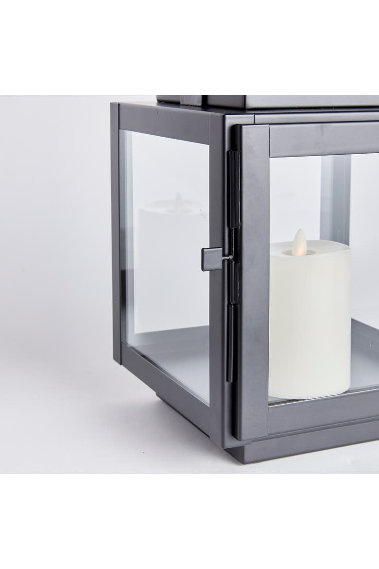 Adwin Outdoor Lantern, Alternate, color, Black