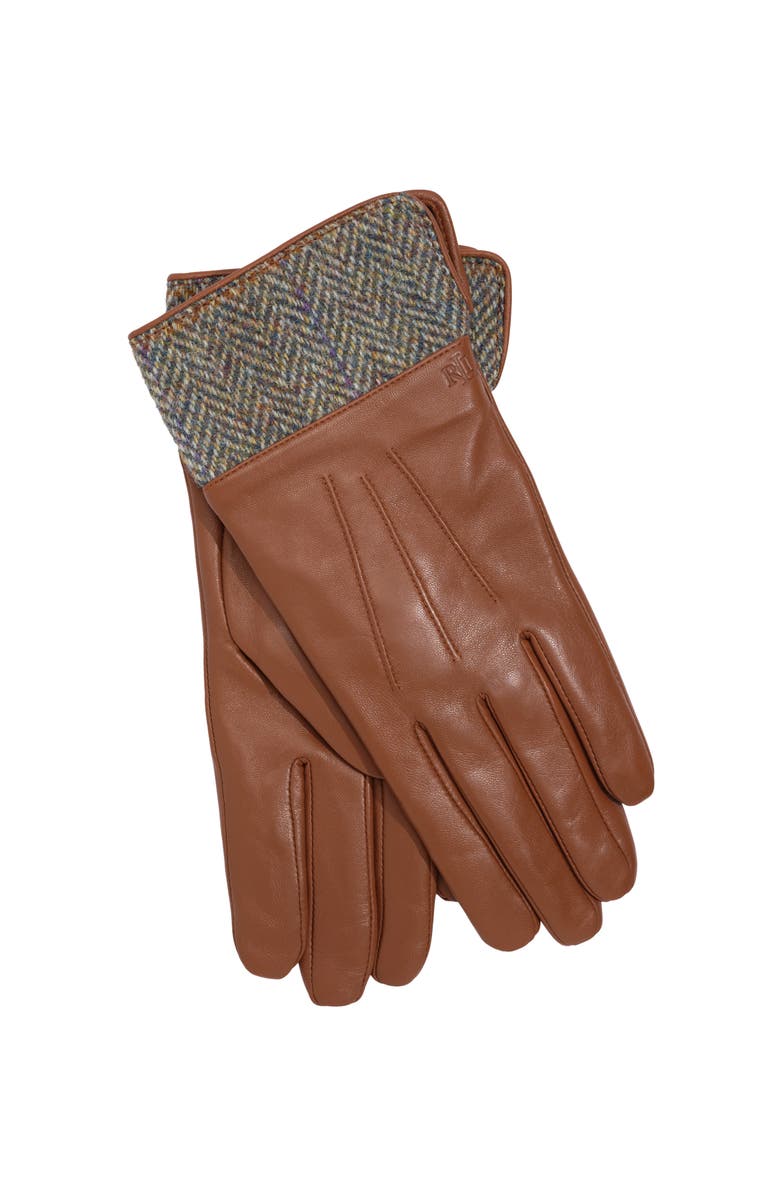 Lauren Ralph Lauren Menswear Hybrid Glove, Main, color, Cuoio
