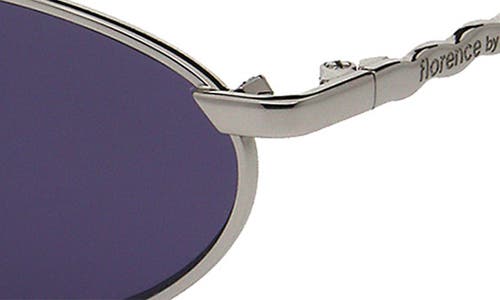 Florence By Mills 54mm Oval Sunglasses In Gray