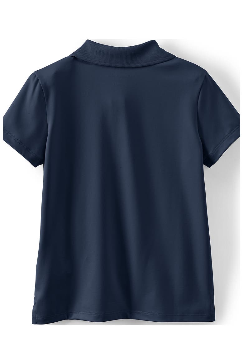 School Uniform Girls Short Sleeve Feminine Fit Rapid Dry Polo Shirt, Alternate, color, Classic Navy