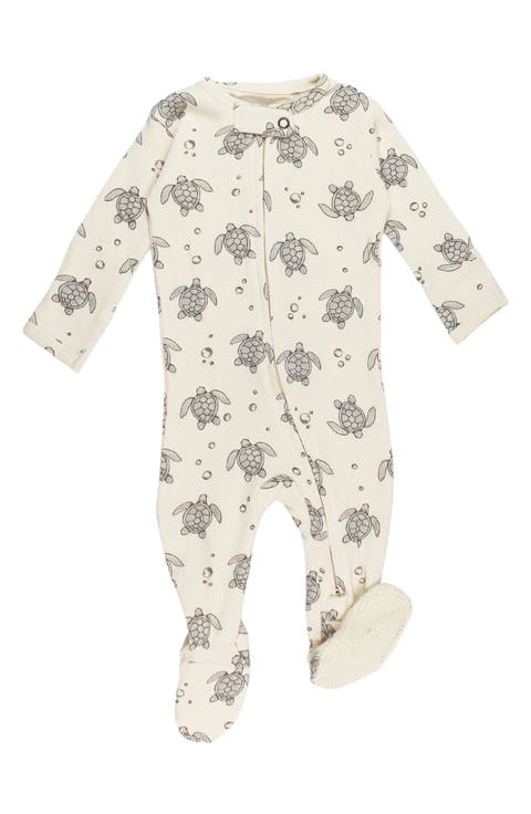 Organic Cotton 2-Way Zip Footie