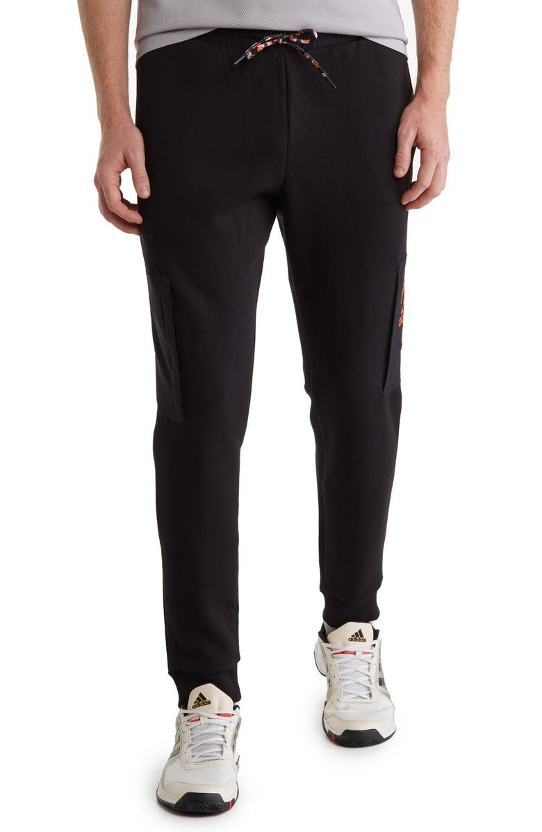adidas Q4 Brand Love Pants, Main, color, 