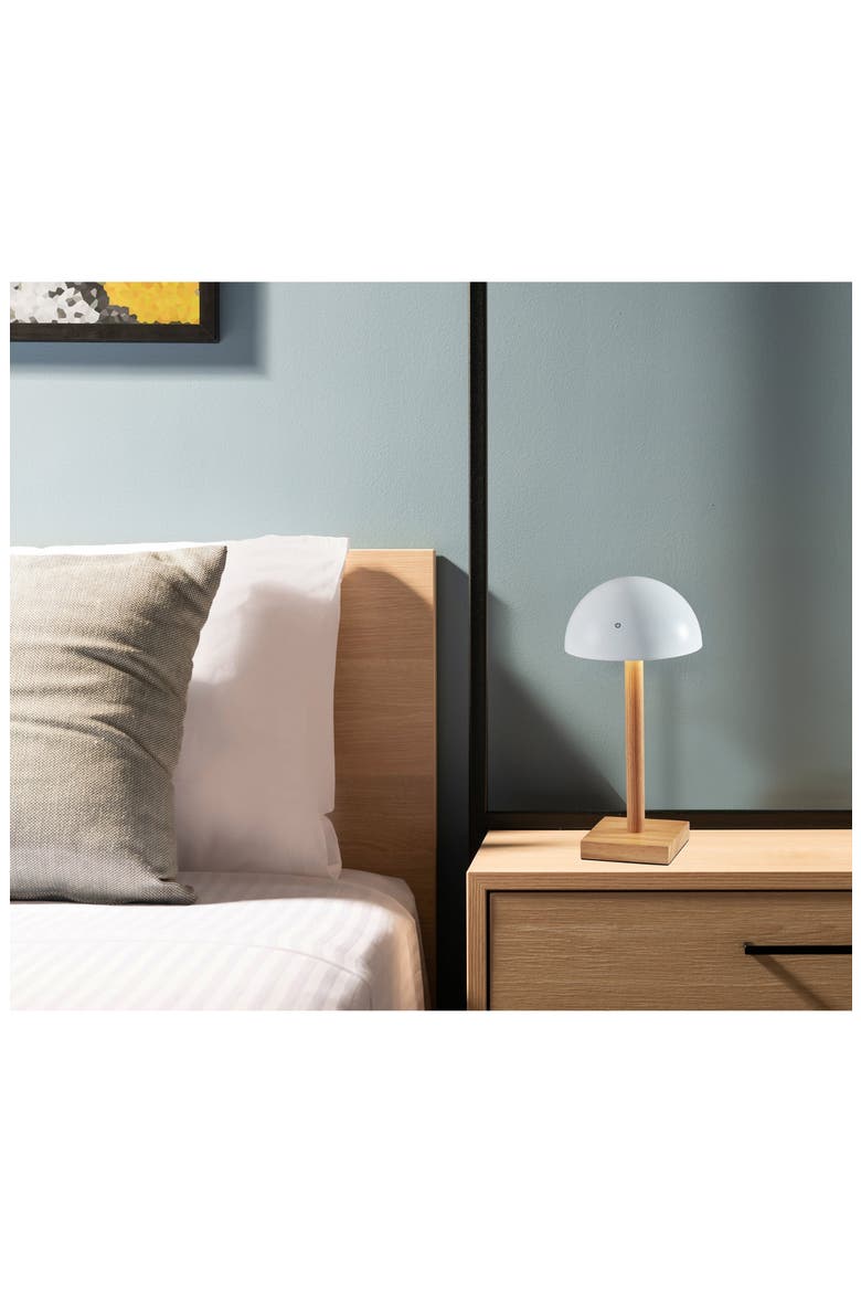 Nash LED Cordless Table Lamp, Alternate, color, WHITE