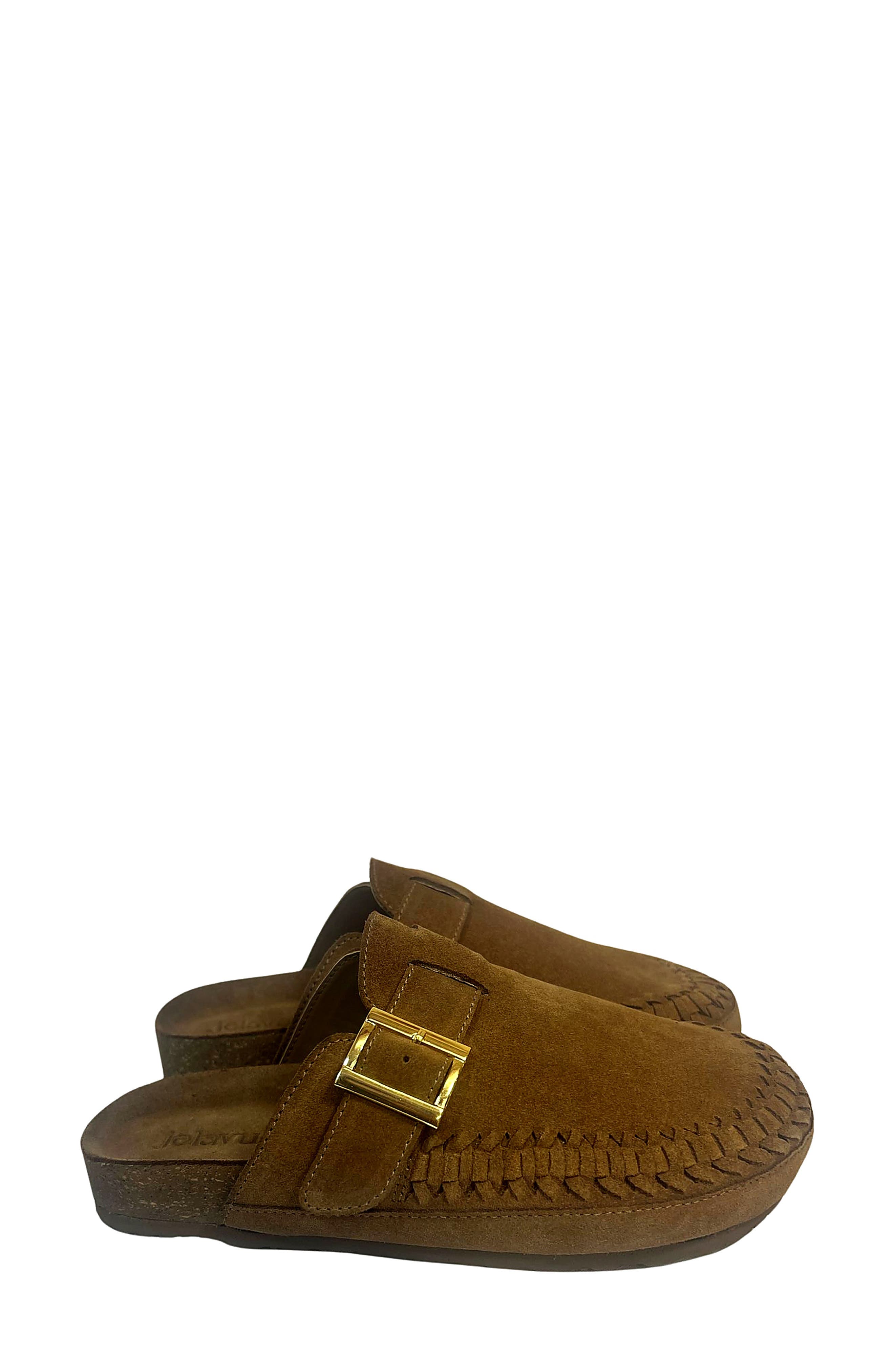 Jelavu Gina Whipstitch Clog, Alternate, color, Cognac