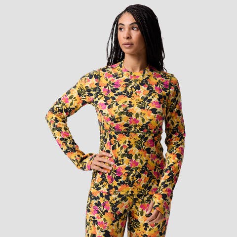 Cedars Rws Merino Mid-Wt Baselayer Crew Top - Women's