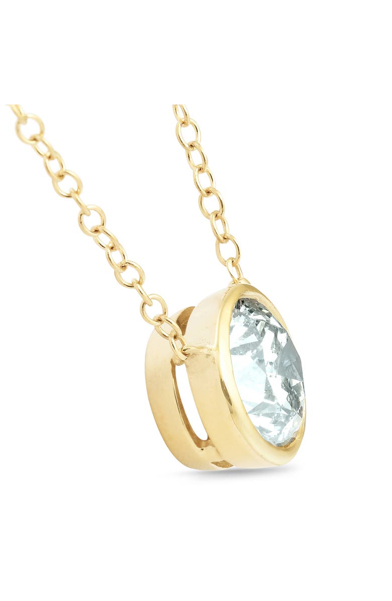 Bliss Diamond 1.88Ct Round Solitaire Diamond Bezel Pendant 14k Gold Lab Grown, Alternate, color, 