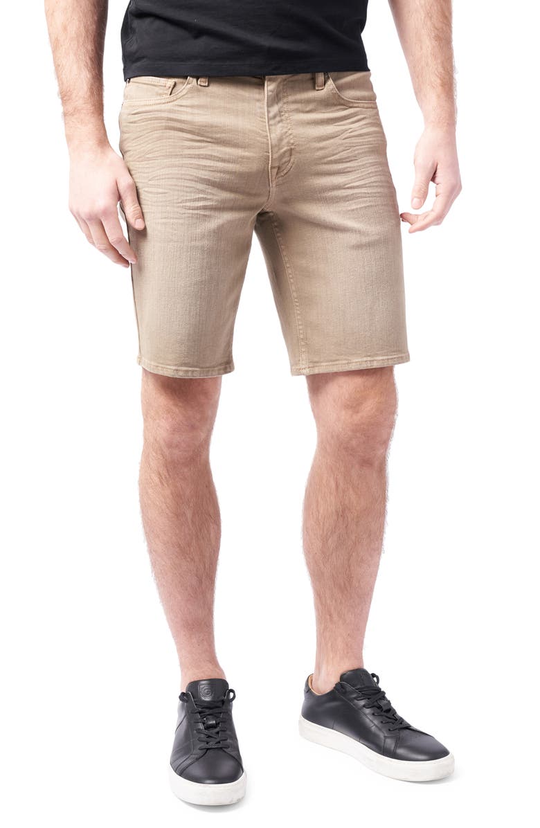 Devil-Dog Dungarees Slim Straight Leg Stretch Denim Shorts, Main, color,