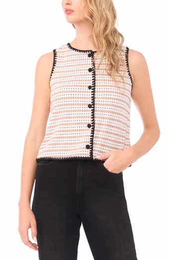 Diamond Stretch Knit Vest