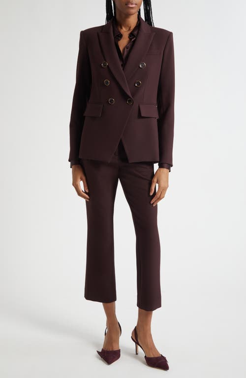 Veronica Beard Arte Crop Pants In Brown