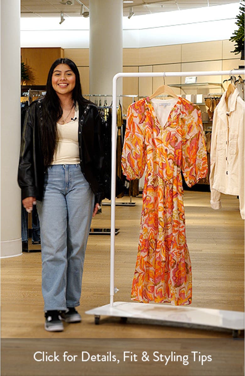 Floral Midi Dress, sales video thumbnail