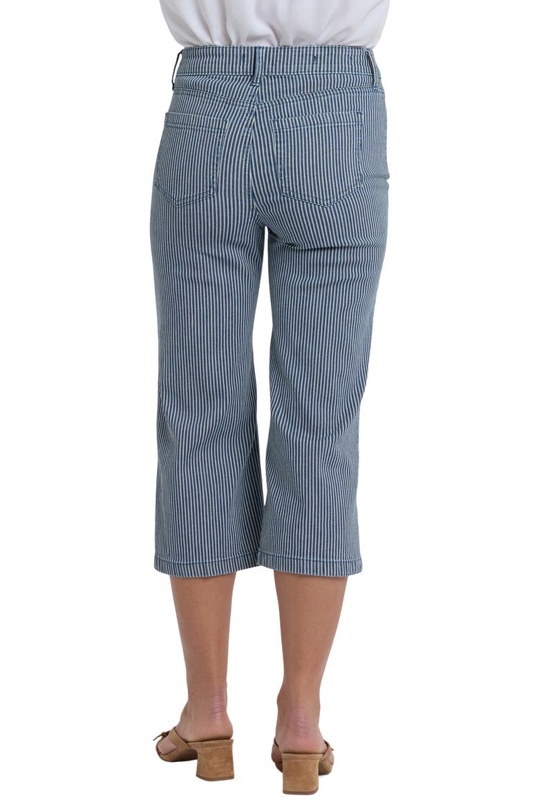 Coco High Waist Crop Wide Leg Jeans, Alternate, color, MALAGA STRIPE