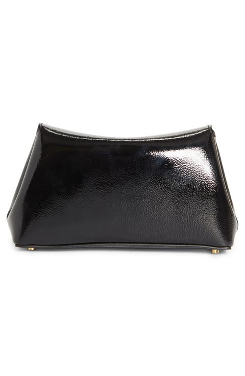 Totême Toteme Mini T-lock Naplak Leather Clutch In Red