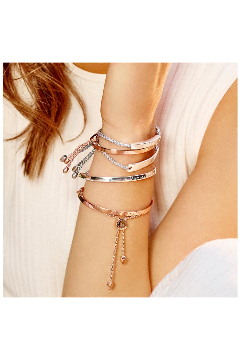 Havana Engravable Mini Friendship Bracelet, Alternate, color, ROS GOLD