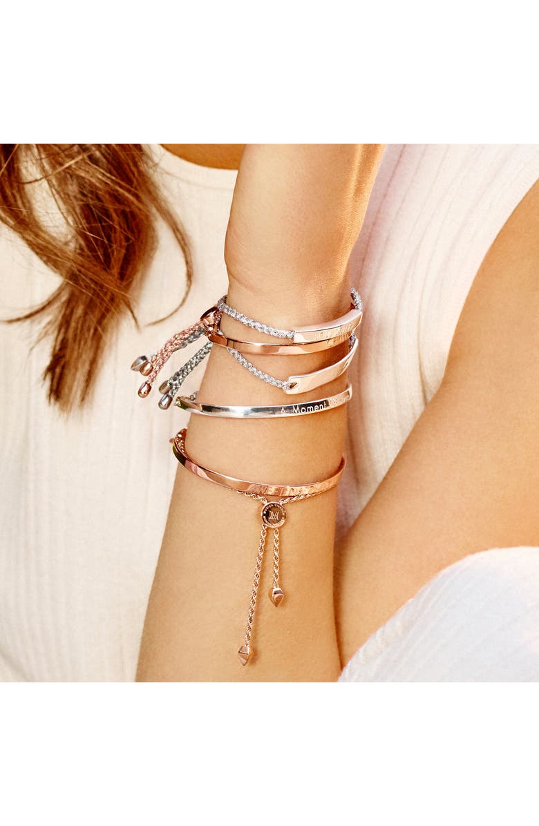 Monica Vinader Havana Engravable Mini Friendship Bracelet, Alternate, color, Ros Gold