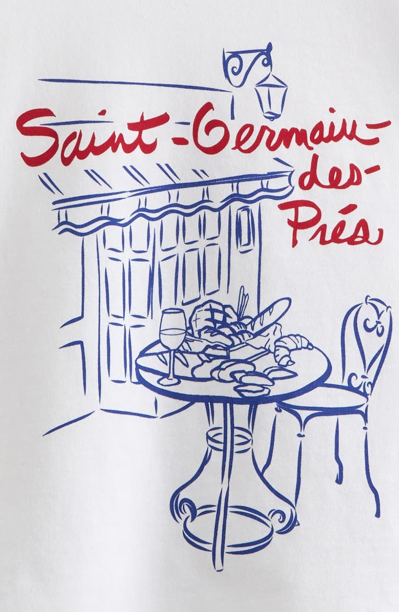 Nordstrom Kids' Graphic Baby Tee, Alternate, color, White Saint Germain