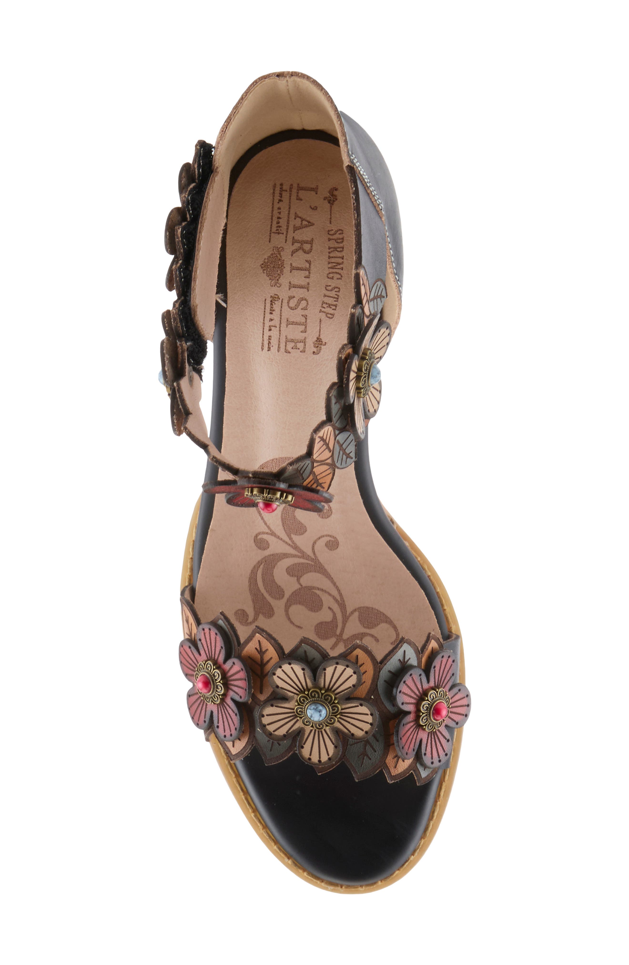 L'Artiste by Spring Step Double Love Ankle Strap Sandal, Alternate, color, 