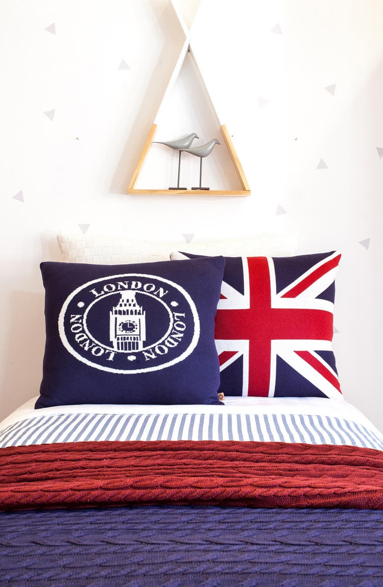 RIAN TRICOT England Flag Throw Pillow, Alternate, color, 