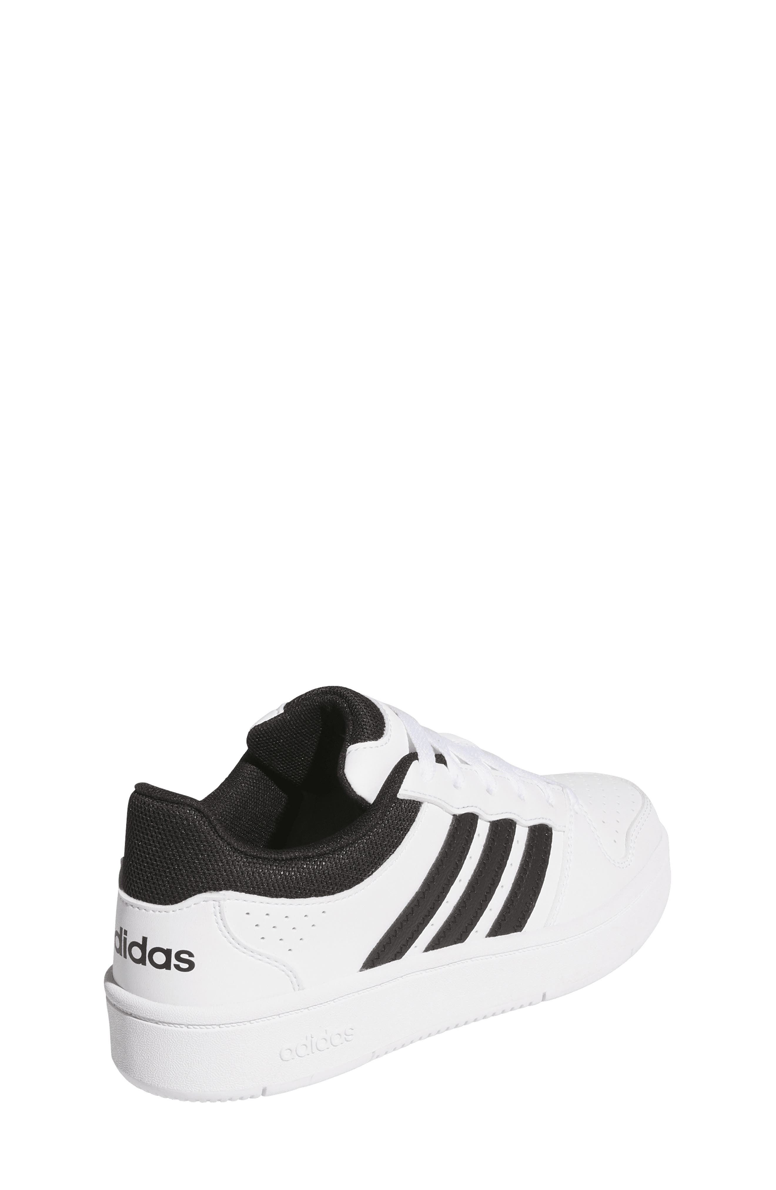 adidas Kids' Hoops Classic Sneaker, Alternate, color, White/ Black/ Orbit Grey