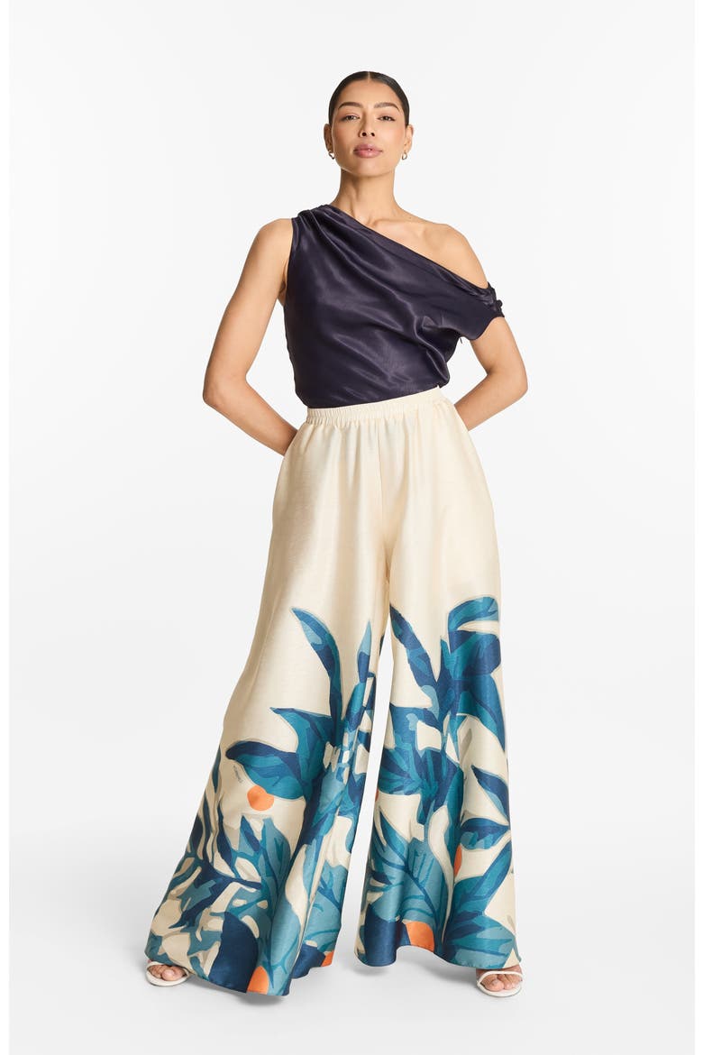 High Waisted Jant Pants Zest, Main, color, Zest Navy