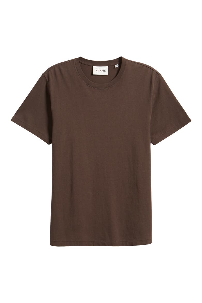 Logo Cotton T-Shirt, Alternate, color, MARRON