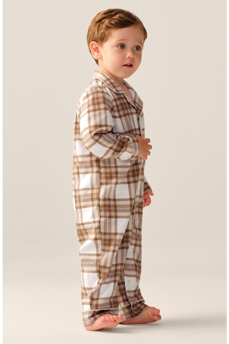 Cotton Blend Twill Romper, Alternate, color, LIGHT TAN